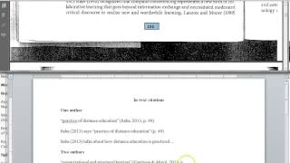 APA 6th Edition In Text citation Help [upl. by Llezniuq793]