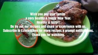 HEALTHY SAFFOLA OATS UTTAPPA  Oats recipe with south indian coconut chutney [upl. by Diogenes]