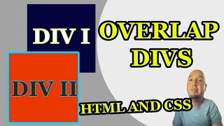 how to overlap Elements in CSS [upl. by Dumanian]