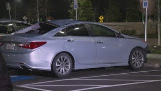 Wind gusts strong enough in Frisco to toss car in parking lot [upl. by Nomelif831]