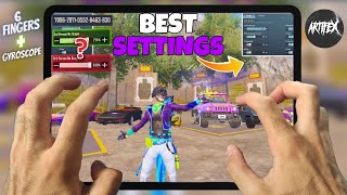 😈BEST SENSITIVITY AND CONTROL FOR Pubg Mobile🔥  iPad Generations789Air34Mini56Pro 11 [upl. by Bez185]