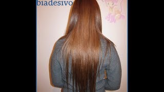 Capelli lunghissimi Extensions applicate con biadesivo  La mia esperienza [upl. by Anela101]