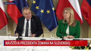 Zeman ostře k senátorům Všichni mě odepsali jako mrtvolu Čaputová ne děkoval na Slovensku [upl. by Bahe]