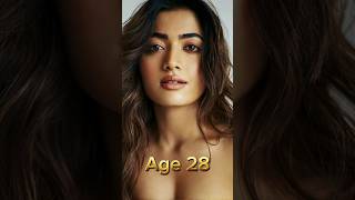 Rashmika Mandanna Age Transformation 19962025 Old Photos rashmikamandanna thenandnow [upl. by Siwel277]