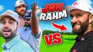 We Challenged Jon Rahm To An 18 Hole Match [upl. by Eniretak]