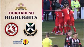 Brora Rangers 10 Pollok  Scottish Gas Mens Scottish Cup Third Round Highlights [upl. by Docilu]