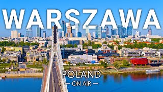 Spring in Warsaw  Wiosenna Warszawa z drona  POLAND ON AIR by Maciej Margas Aleksandra Łogusz 🚁 [upl. by Cynde]