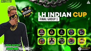 Lh Indian Cup  Finals  Garena Free Fire  Ft Rw Le XTP Mh Soul freefireesports gaming [upl. by Teraj]