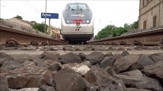 SOTTO AL TRENO INTERCITY 603 FULL HD 50 FPS [upl. by Sidoeht]