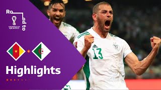 Cameroon v Algeria  FIFA World Cup Qatar 2022 Qualifier  Match Highlights [upl. by Osrit]