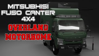 Mitsubishi Fuso Canter 4x4 Overland Motorhome [upl. by Erastes326]