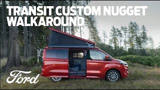 AllNew Ford Transit Custom Nugget  Walkaround [upl. by Aicylla410]