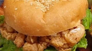 Kfc Style Zinger Burger Recipe ❤️ [upl. by Aihtyc]