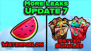 🍉 WATERMELON BETTER BUNDLES AND MORE  UPDATE 7 NEW LEAKS IN PET SIMULATOR 99 [upl. by Nomelc]