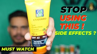 Honest Review  ASTA BERRY UVGUARD Sun Protection Cream  You Should Must Watch [upl. by Ime]