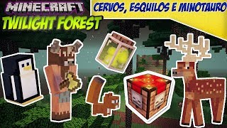 TWILIGHT FOREST CERVOS ESQUILOS E BIOMAS TUTORIAL MINECRAFT MOD 46 [upl. by Way]