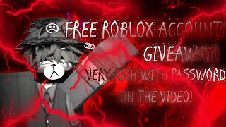 FREE ROBLOX ACCOUNT VERY RICH WITH GAMEPASSES RICH BOY ACCOUNT [upl. by Brost]