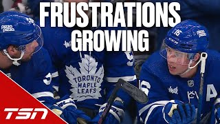 Frustration boils to surface as Leafs struggle to get on same page [upl. by Selia]