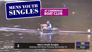 HOCR 2024  46 Mens Youth Singles  M YOUTH 1X at Cambridge [upl. by Nerdna]