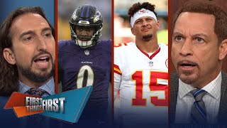 Ravens vs Chiefs ‘not a revenge game’ Is Mahomes not the smartest QB  NFL  FIRST THINGS FIRST [upl. by Tova]