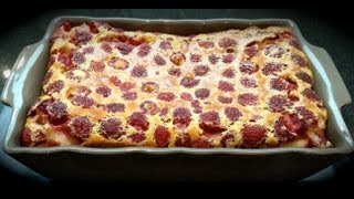 Recette du Clafoutis aux Framboises [upl. by Biamonte610]