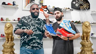 Inside Rick Ross 100000 Sneaker Collection [upl. by Anytsirk]