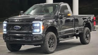 Convert your 2023 F250F350 to OEM LED headlights Super Duty halogen headlight conversion [upl. by Nilknarf]