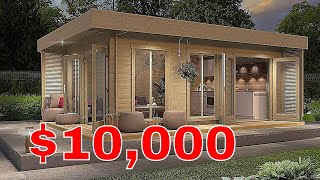 Inside a 10000 Tiny House  Best Tiny House Kits [upl. by Znerol]