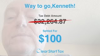 Clear Start Tax  Client Testimony  Ken L [upl. by Akenahc]