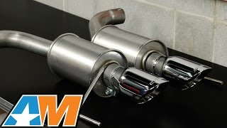 20152016 Mustang GT Roush Exhaust Sound Clip AxleBack Review [upl. by Aserehc]