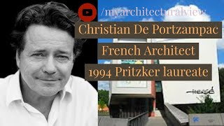 Christian De Portzamparc  French Architect  1994 Pritzker laureate  My Architectural View [upl. by Alohs]