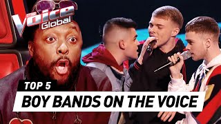 Best BOY BANDS of all time on The Voice [upl. by Morley643]