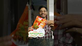 Tricolour🇮🇳 Pasta PARANTHA Day 5 of 7 Day Parantha Challenge❤️ viralshorts youtubeshorts india [upl. by Carolus279]