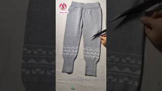 Don’t throw away the fleece pants that your child doesn’t wear anymore sewing [upl. by Aigroeg]