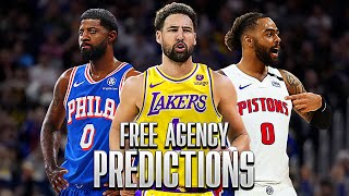 My Official 2024 NBA Free Agency Predictions [upl. by Colbert]