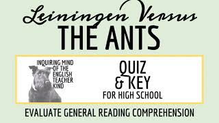 quotLeiningen Versus the Antsquot by Carl Stephenson Quiz and Answer Key [upl. by Enomar]