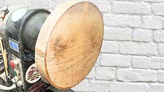 Woodturning a Stunning Sycamore Wall Art Piece with Jo Sonja Pearlescent Paints [upl. by Abla]