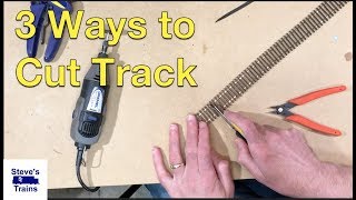 3 Ways to Cut Flex Track for your Model Railroad [upl. by Navets]