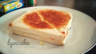 RESEP Roti Tawar Rasa Pizza gak nyampe Rp 5000 [upl. by Sparke]