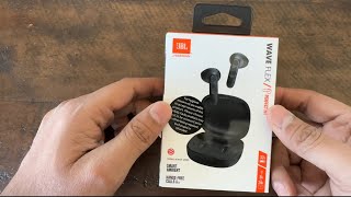 JBL WAVE FLEX UNBOXING AND SETUP 🔥 [upl. by Mmada]