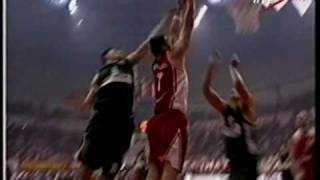 Olympiakos vs PAO 8678 Greek League 2001 [upl. by Narud]