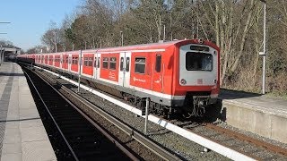 SBahn Hamburg  S21 bis Pinneberg mit den Zügen der Baureihe 472 1080p [upl. by Namsaj902]