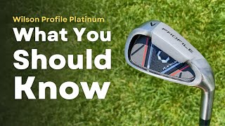 Wilson Profile Platinum Golf Clubs Review Amazon Golf Clubs Review [upl. by Medardas]