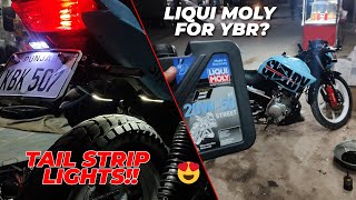 Liqui Moly in YBR 125  New Indicators Installed on SHELBY 😍 [upl. by Alleen]