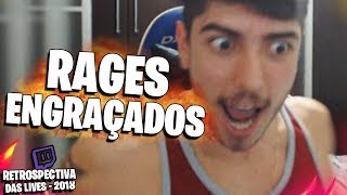 RAGES ENGRAÇADOS  RETROSPECTIVA DAS LIVES 2018 [upl. by Silbahc]