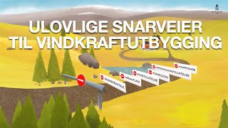 Ulovlige snarveier til vindkraftutbygging norsk tekstet [upl. by Isyed]