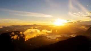 Beautiful Sunrise Time Lapse  Adams Peak  Sri Lanka  Shot with the GoPro HD Hero 2 [upl. by Soinotna445]