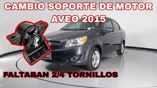 CAMBIO SOPORTE MOTOR AVEO 2015 [upl. by Aleka]