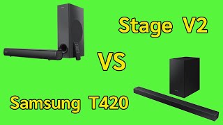 Creative Stage V2 VS Samsung T420 [upl. by Nitneuq815]