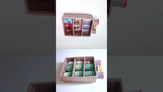 Spice Rack Idea From Cardboard Box diy diyspicecardboardrack cardboardorganizer shorts viral [upl. by Neilson]